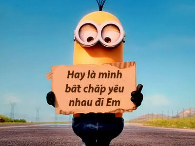 Cách tạo thông điệp Minion, Chế ảnh Minio