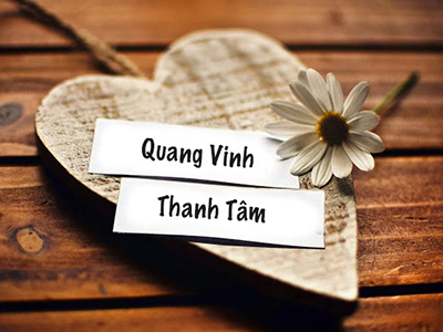 Ghép chữ đôi vào ảnh, Khung ảnh chữ đôi tình yêu