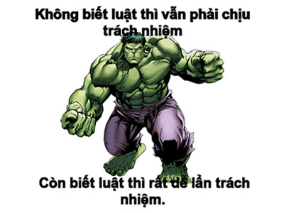 Chế ảnh người khổng lồ Hulk