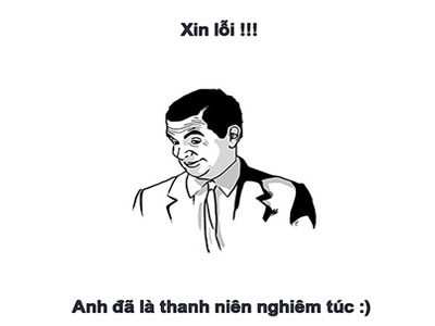 Chế ảnh meme mr Bean