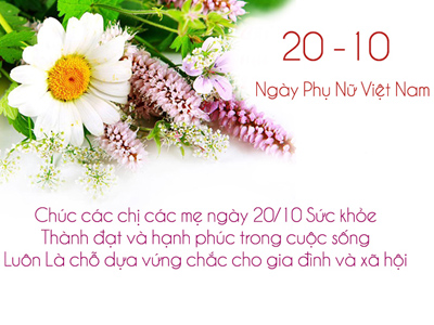 Tạo thiệp 20-10 ý nghĩa