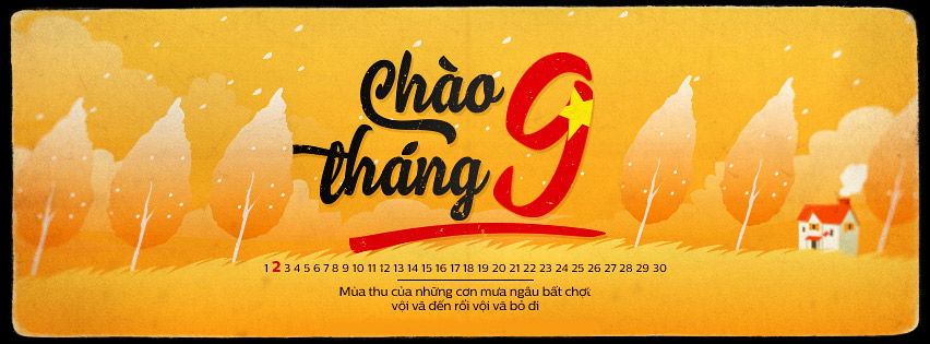 Bộ ảnh bìa, cover chào tháng 9 đẹp - Hình 7