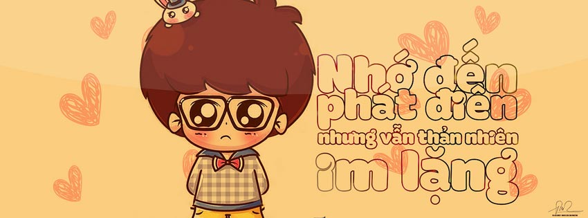 16 ảnh bìa facebook chibi dễ thương ngộ nghĩnh - Hình 11