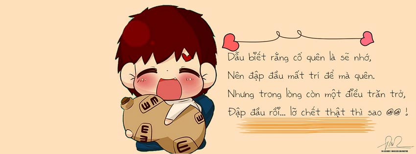 16 ảnh bìa facebook chibi dễ thương ngộ nghĩnh - Hình 16