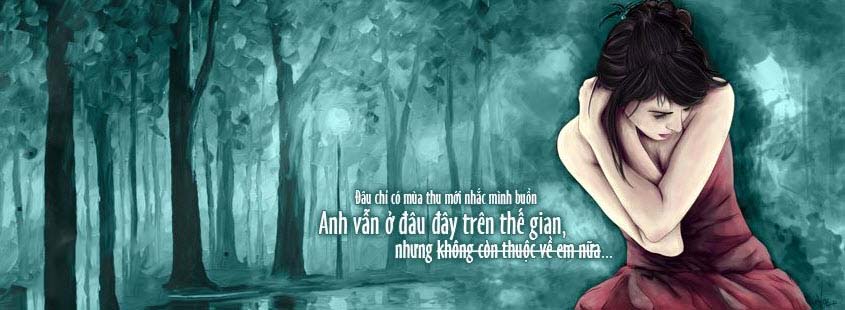 Bộ ảnh bìa facebook tâm trạng buồn trong tình yêu cuộc sống - Hình 5