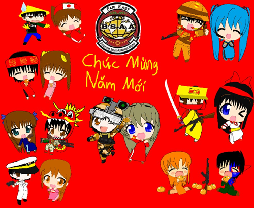 Bộ chibi chúc mừng năm mới 2019 Kỷ Hợi độc đáo ý nghĩa - Hình 2