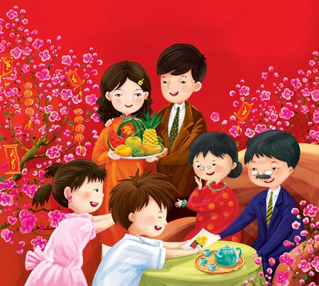 Bộ chibi chúc mừng năm mới 2019 Kỷ Hợi độc đáo ý nghĩa - Hình 4