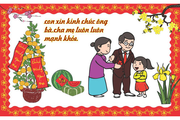 Bộ chibi chúc mừng năm mới 2019 Kỷ Hợi độc đáo ý nghĩa - Hình 1