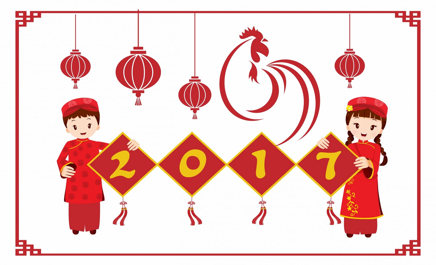 Hình nền năm mới 2017, Hình nền tết  2017 - Hình 16