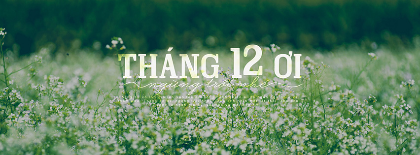 Cover facebook chào tháng 12 đẹp mê hồn - Hình 13