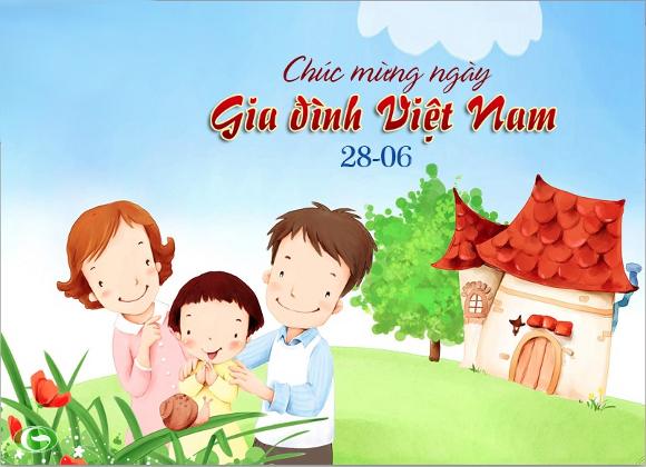 Hình ảnh chúc mừng  ngày gia đình Việt Nam 28/6 - Hình 1