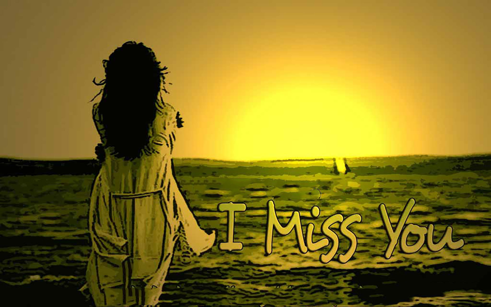 Hình nền tâm trạng I miss you - Hình 3