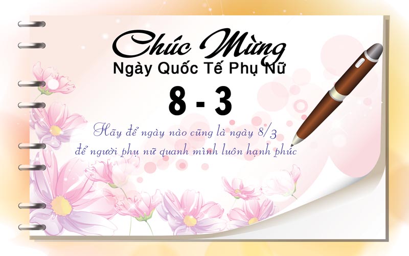 Bức thiệp chào mừng quốc tế phụ nữ 8 tháng 3 ý nghĩa - Hình 22