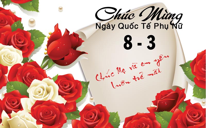 Bức thiệp chào mừng quốc tế phụ nữ 8 tháng 3 ý nghĩa - Hình 26