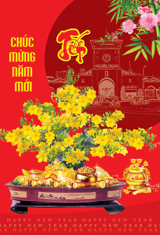 Bộ thiệp chúc mừng năm mới độc đáo - Hình 7