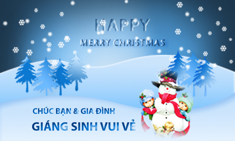 Thiệp chúc mừng merry christmas ý nghĩa - Hình 13