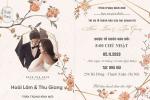 Tạo thiệp mời cưới Save the Date mẫu hoa hồng cực đẹp