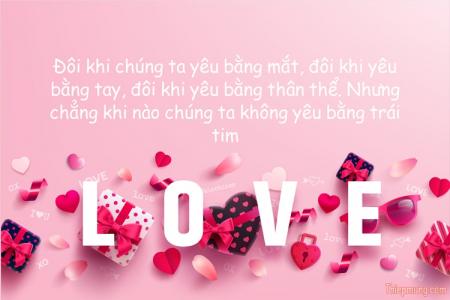 Tạo thiệp tình yêu chữ LOVE