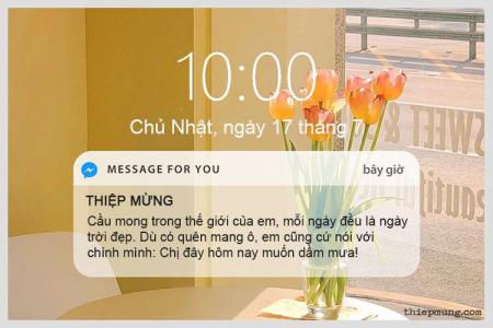 Viết status, quotes hay trên nền thông báo điện thoại